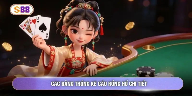 Các bảng thống kê cầu Rồng Hổ chi tiết